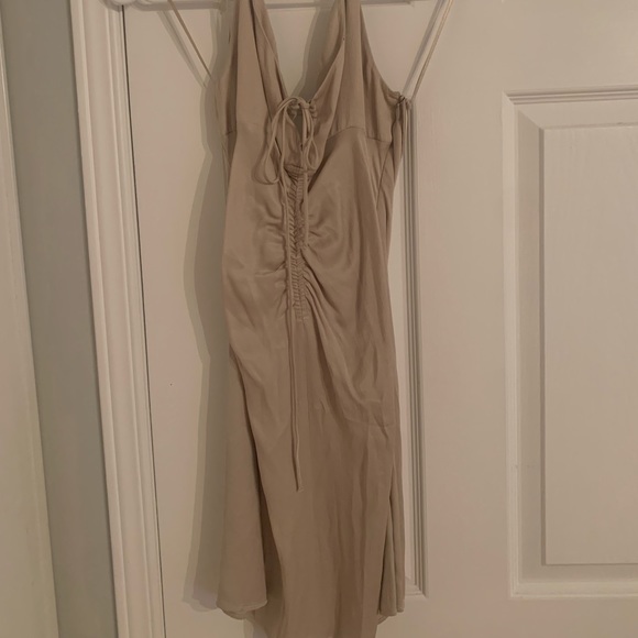 ZARA RUCHED MINI DRESS - Picture 6 of 7